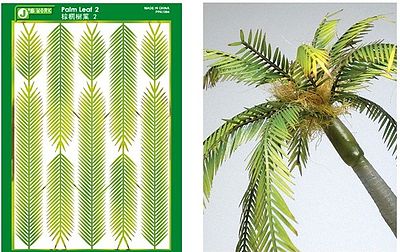 JsWorks Multi-Scale Narrow Palm Leaves (Colored Paper)