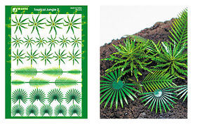 JsWorks Multi-Scale Tropical Jungle Fern & Palm Plants (Colored Paper) JsWorks Multi-Scale Tropical Jungle Fern & Palm Plants (Colored Paper)