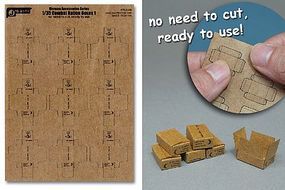 JsWorks 1/35 Combat Ration Small Boxes (9pcs) (Pre-cut Cardboard) JsWorks 1/35 Combat Ration Small Boxes (9pcs) (Pre-cut Cardboard)