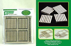 JsWorks 1/35 Wooden Pallet (4) (Laser Cut) JsWorks 1/35 Wooden Pallet (4) (Laser Cut)