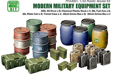 JsWorks 1/35 Modern Military Equipment Set (Plastic Kit)
