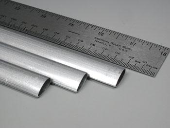 K-S Streamline Aluminum Tube .014 x 5/8 x 35 (3) Hobby and Craft Metal Tubing #1104