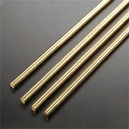 K-S Round Brass Rod 5/16 x 36 (3) Hobby and Craft Metal Wire and Metal Rod #1166