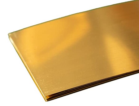 K-S (bulk of 6) Brass Sheet .005 x 4 x 10 (6) Hobby and Craft Metal Sheet #250