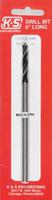 K-S 1/4'' Drill Bit 6'' Long (D)