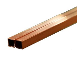Sq Copper Tube 3/16x12''2/ (2)