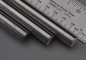 (bulk of 3) Stnls Stl Rod 7/16 x 12''