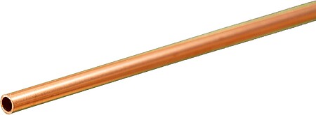 K-S Round Copper Tube .014 x 1/8 x 12 Hobby and Craft Metal Tubing #8120