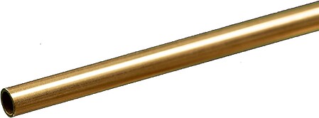 K-S Round Brass Tube .014 x 5/32 x 12 Hobby and Craft Metal Tubing #8128