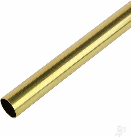 K-S Round Brass Tube .014 x 7/32 x 12 Hobby and Craft Metal Tubing #8130