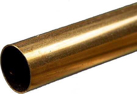 K-S Round Brass Tube .014 x 9/32 x 12 Hobby and Craft Metal Tubing #8132