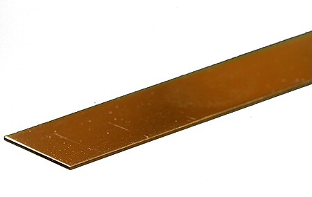 K-S Brass Strip .025 x 3/4 x 12 Hobby and Craft Metal Strip #8238