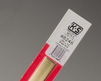 K-S Brass Strip .064 x 1/2 x 12 Hobby and Craft Metal Strip #8246