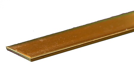 K-S Brass Strip .064 x 3/4 x 12 Hobby and Craft Metal Strip #8247