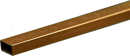 K-S Rectangular Brass Tube 1/8 x 1/4 x 12 Hobby and Craft Metal Tubing #8264