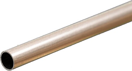 K-S Round Aluminum Tube .029 x 5/8 x 12 Hobby and Craft Metal Tubing #8292