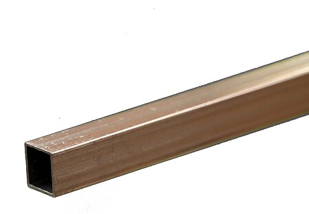 K & S Square Brass Tube, 3/16 x 12 In.