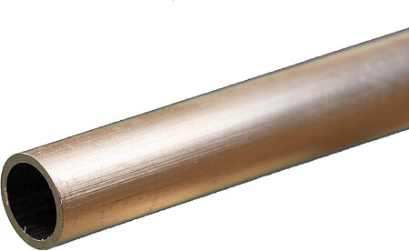 K-S Round Aluminum Tube .035 x 3/8 x 12 Hobby and Craft Metal Tubing #83033