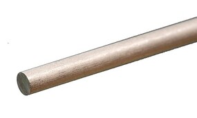 K-S Round Aluminum Rod 3/16'' x 12'' Hobby and Craft Metal Rod #83044