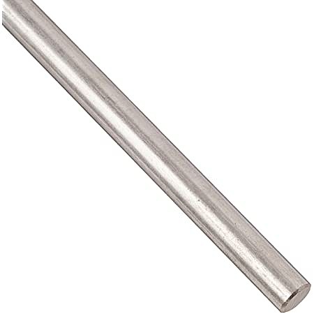 K-S Round Stainless Steel Rod 5/16 x 12 Hobby and Craft Metal Rod #87141