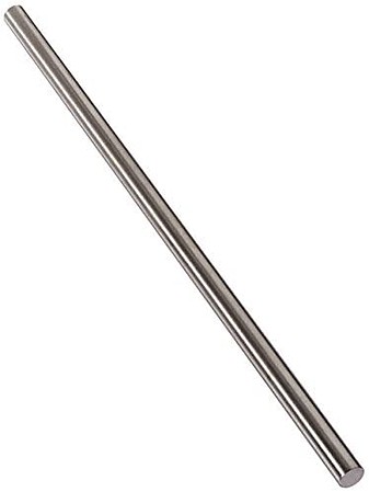 K-S Round Stainless Steel Rod 7/16 x 12 Hobby and Craft Metal Rod #87145