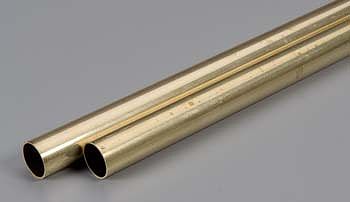 K-S Round Brass Tube .029 x 3/4 x 36 (2) Hobby and Craft Metal Tubing #9225