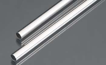 K-S Round Aluminum Tube .45mm x 6mm x 300mm (2) Hobby and Craft Metal Tubing #9805