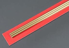K-S Round Brass Tube .225mm x 3.5mm x 300mm (3) Hobby and Craft Metal Tubing #9835