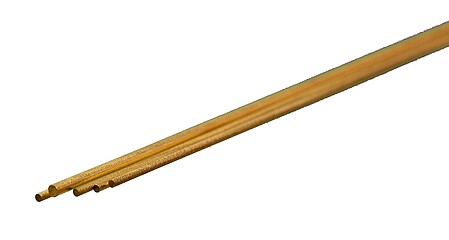 K-S Round Brass Rod 1.5mm x 300mm (5) Hobby and Craft Metal Rod #9862