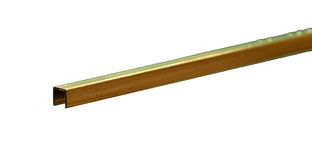 K-S Brass Channel 1/8 x 1/8 x 12 Hobby and Craft Metal Channel #9885