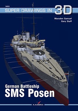 Kagero Super Drawings 3D- German Battleship SMS Posen