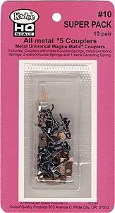 Kadee #5 Universal Magne-Matic without Draft Gear Box (20) HO Scale Model Train Coupler #10