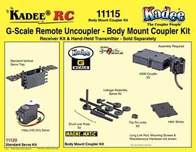 Kadee Body Mount Coupler Kit - G-Scale
