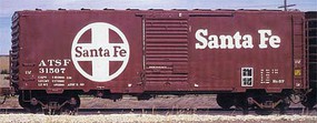 Pullman-Standard PS-1 40' Boxcar w/6' Door - Ready to Run Santa Fe #31507 (Built 1950, Repaint 5-80, Boxcar Red)