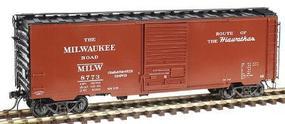 Kadee Pullman-Standard PS-1 40' Boxcar Milwaukee Road #8773 HO Scale Model Train Freight Car #4912 Kadee Pullman-Standard PS-1 40' Boxcar Milwaukee Road #8773 HO Scale Model Train Freight Car #4912