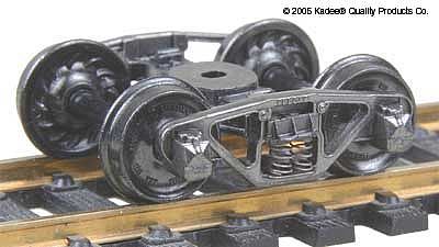 Kadee Self-Centering Trucks Vulcan Double Truss w/33 Ribbed Wheels HO Scale Model Train Truck #556