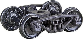 Kadee High Gravity Compound (HGC) 2-Piece Self-Centering Trucks 1 Pair Bettendorf 50-Ton w/33'' Ribbed Back Wheels HO-Scale Kadee High Gravity Compound (HGC) 2-Piece Self-Centering Trucks 1 Pair Bettendorf 50-Ton w/33'' Ribbed Back Wheels HO-Scale