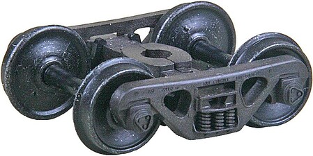 Kadee High-Gravity Compound HGC 2-Piece Self-Centering Freight Truck 100-Ton Roller Bearing w/RP-25 36 Smooth-Back Wheels 1 Pair - HO-Scale