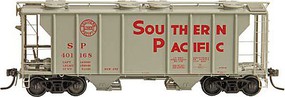 Kadee PS-2 2-Bay Covered Hopper Ready to Run Southern Pacific 401168 (1957 Scheme, gray, red Lettering) Kadee PS-2 2-Bay Covered Hopper Ready to Run Southern Pacific 401168 (1957 Scheme, gray, red Lettering)