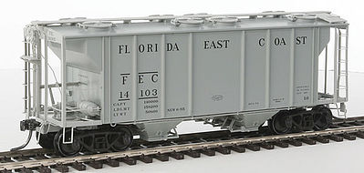 Kadee PS-2 Hopper FEC #14103 HO Scale Model Train Freight Car #8652