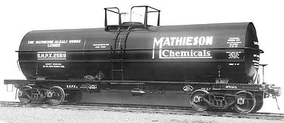 Kadee HO 11,000Gallon Insulated Tank,SHPX/Mathieson#2569