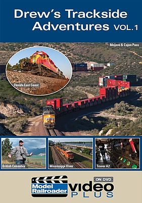 Kalmbach Drews Trackside Adventure DVD Model Railroading DVD #15308