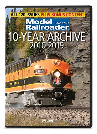 Kalmbach Model Railroader-10Yr Archive 2010-19DVD
