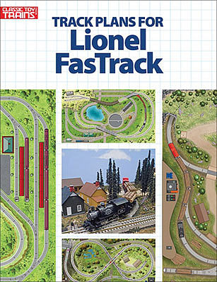Kalmbach-Publishing Lionel FasTrack Track Plans Model Railroading Book #108804