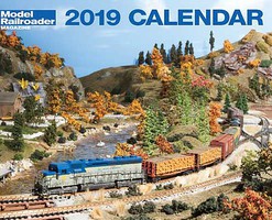 2019 Calendar, Model Railroader