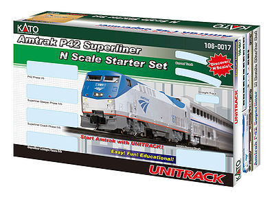Kato Amtrak Superliner Starter Set N Scale Model Train Set #1060017
