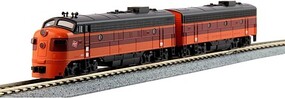 Kato FP7A/FP7B DC Set Milwaukee Road 90A/90B N Scale Model Train Diesel Locomotive #1060431