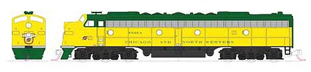 Kato E8A Pullman PS Chicago & North Western 400 Set N Scale Model Train Diesel Locomotive #106104