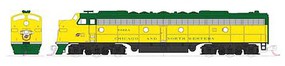 Kato E8A Pullman PS Chicago & North Western 400 N Scale Model Train Diesel Locomotive #106104dcc
