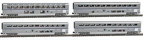 Kato Amtrak Superliner 4-Car Set B Ready to Run N Scale Model Train Passenger Car #1063516 Kato Amtrak Superliner 4-Car Set B Ready to Run N Scale Model Train Passenger Car #1063516